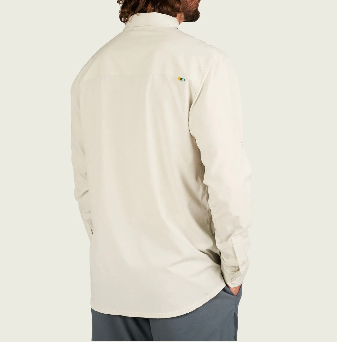 Marsh Wear Men’s Lenwood Tech L/S Button Down - Stone