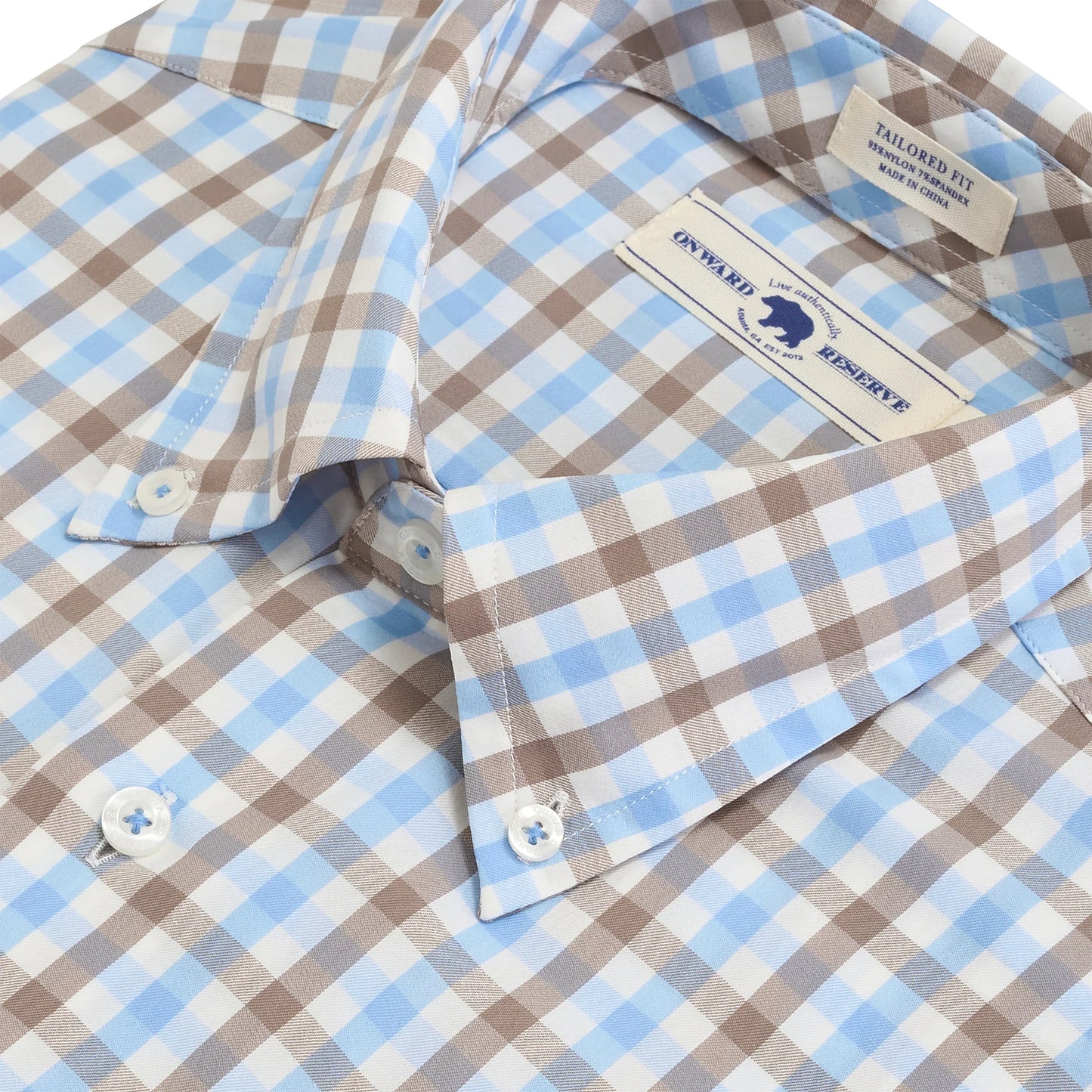 Onward Reserve Allen Tailored Fit Performance Button-Down - Beech