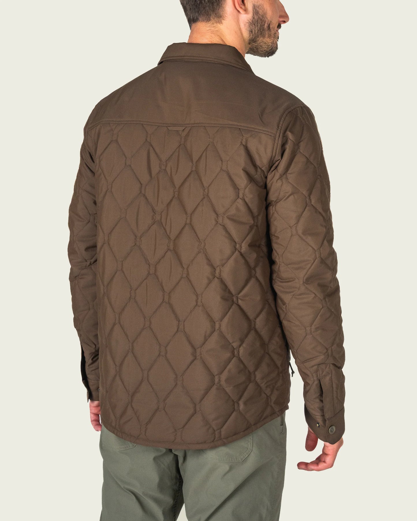Marsh Wear Men’s Saluda Puff Shacket - Desert Palm
