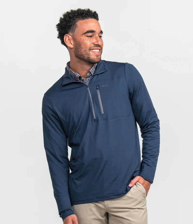 SSCO Men’s Cart Club Performance Pullover - Esquire Navy