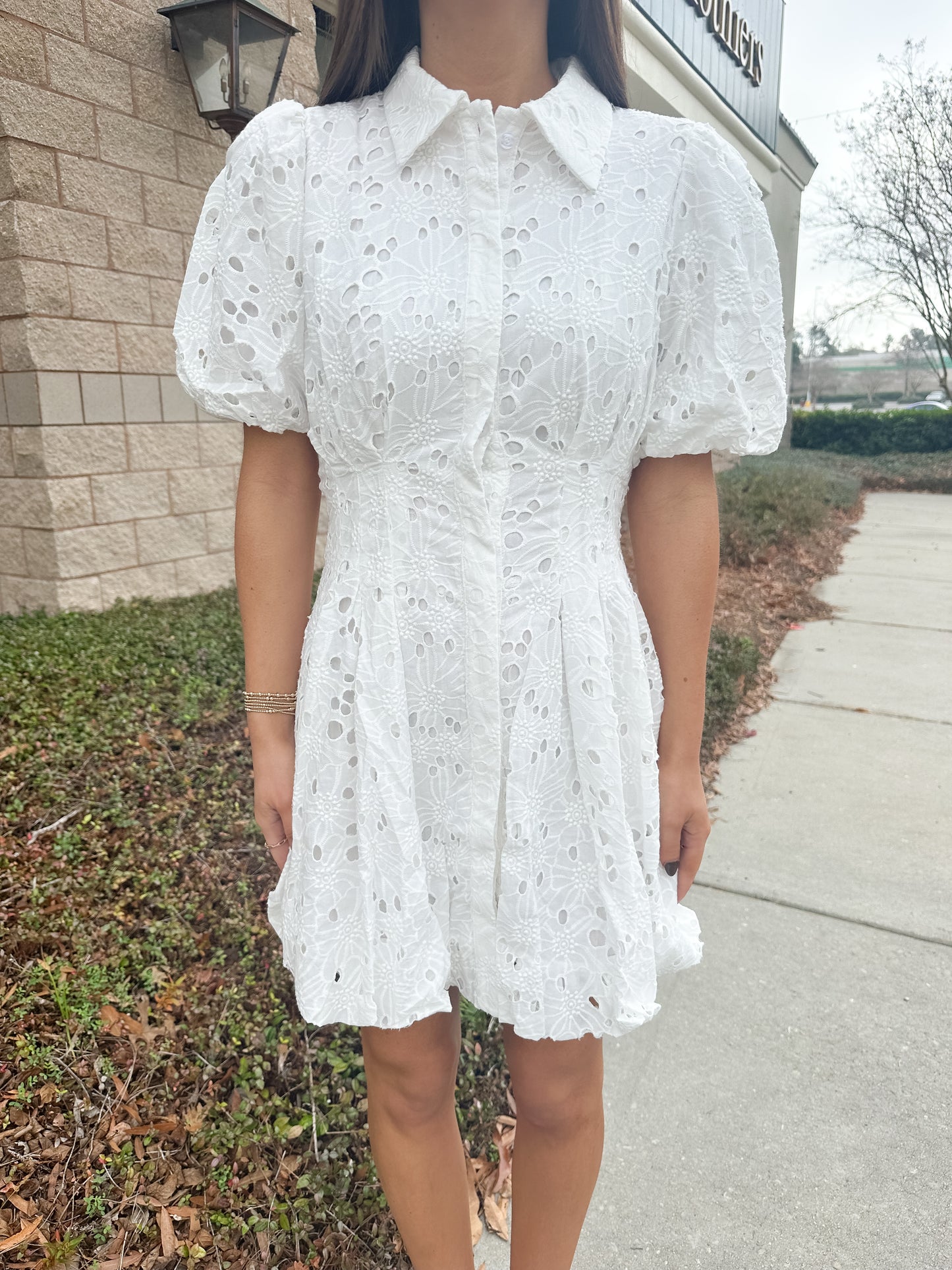 Lillian Eyelet Dress