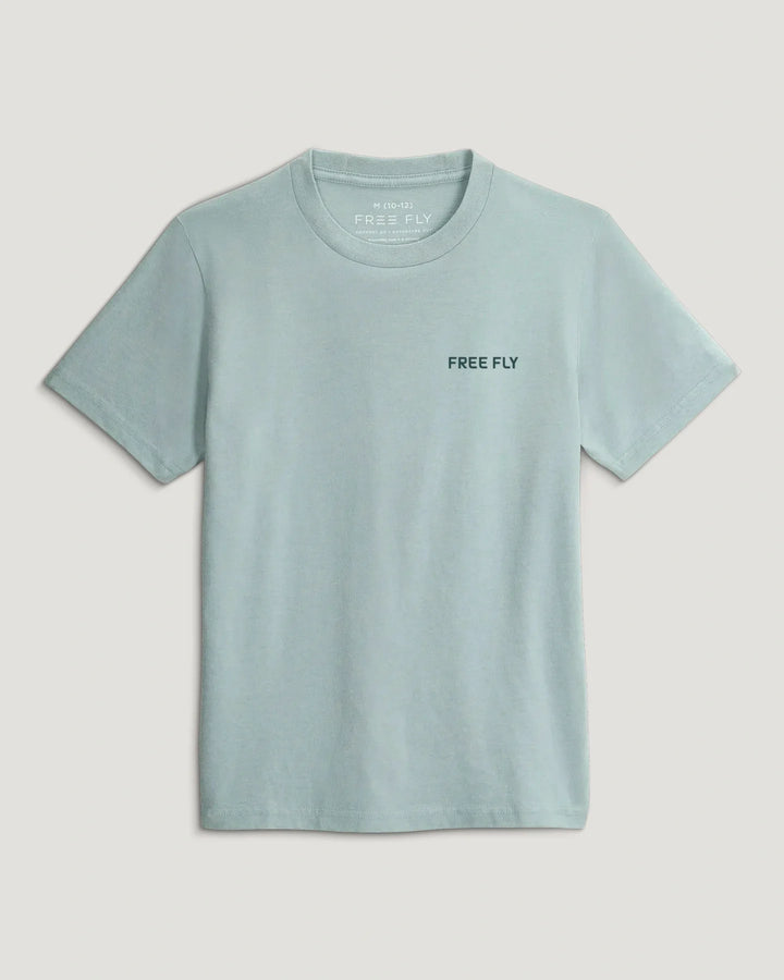 Free Fly Youth Tide Chaser S/S T-Shirt - Ocean Mist