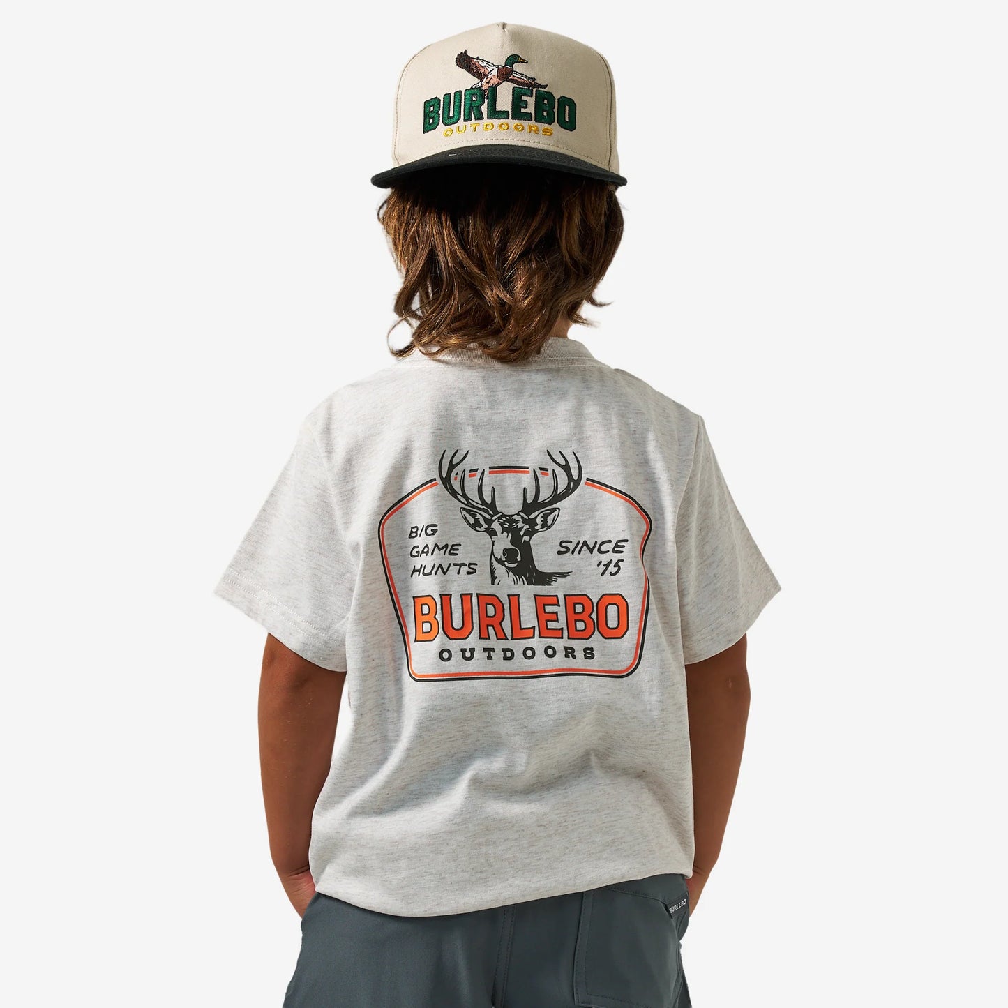 Burlebo Youth S/S T-Shirt - Big Game Hunts - Oatmeal