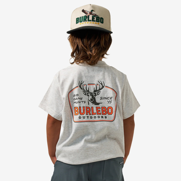 Burlebo Youth S/S T-Shirt - Big Game Hunts - Oatmeal