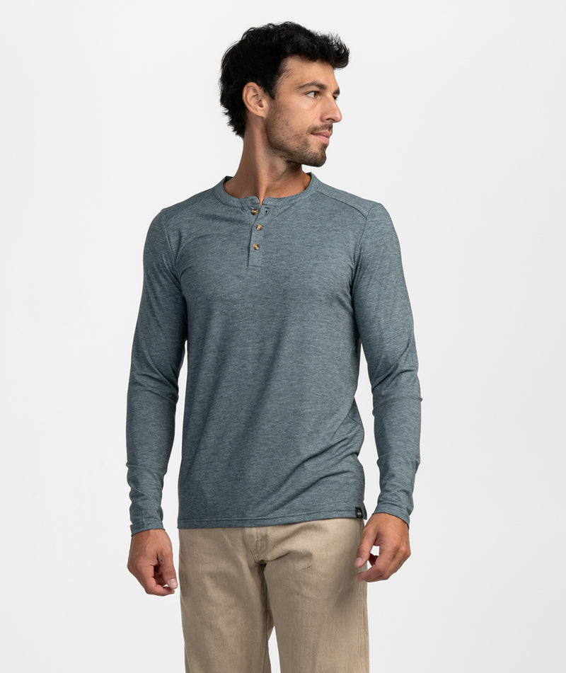 SSCO Men’s Max Comfort Henley L/S - Ozark