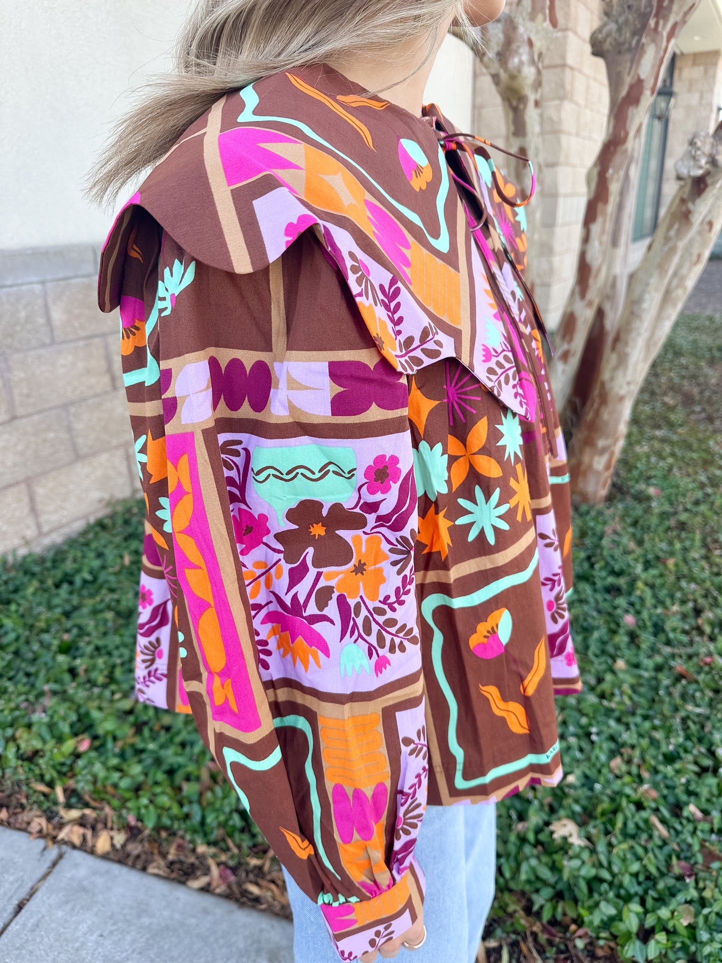 Grace Ann Collared Top