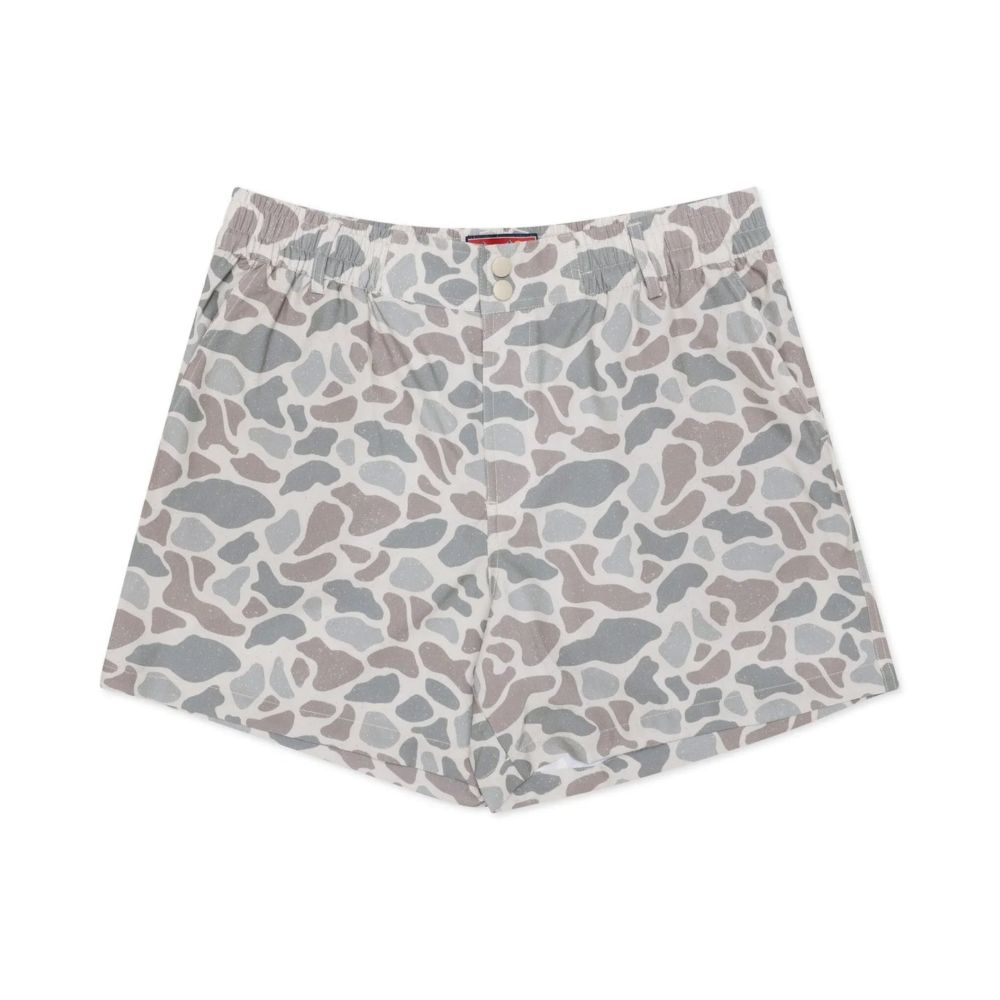 Burlebo Men’s 5.5 Everyday Short - Classic Deer Camo - Grey Pocket