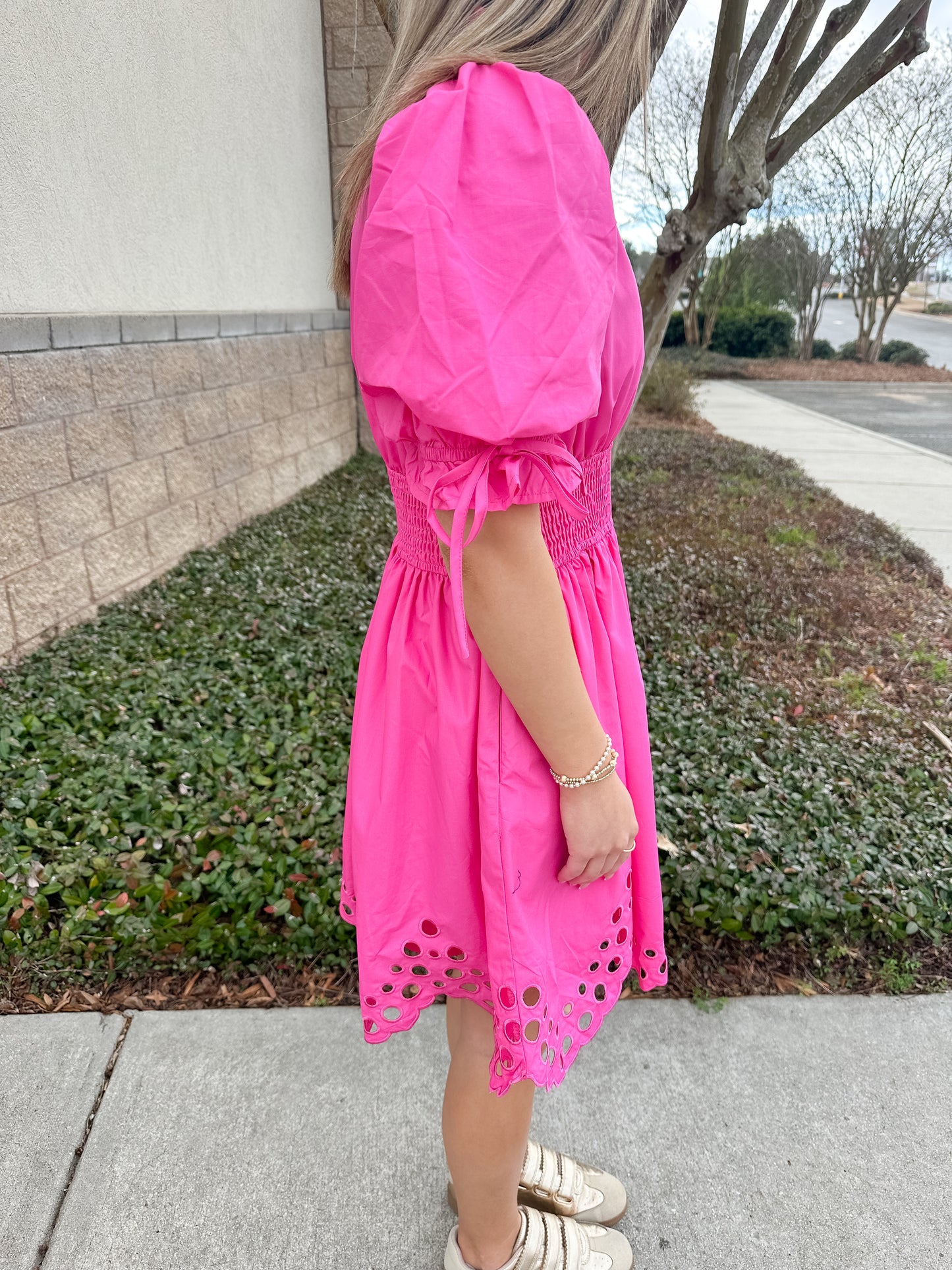 Mara Mini Dress - Hot Pink