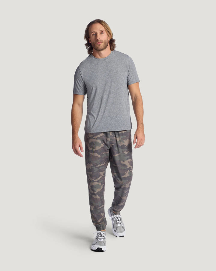 FreeFly Mens Reverb Jogger - Woodland Camo Print