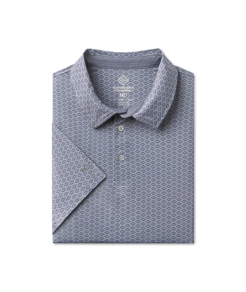 SSCO Men’s Gridiron MotionTech Polo SS - Iron