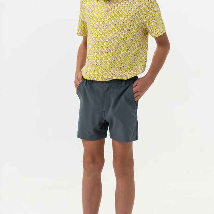 Burlebo Youth Everyday Short - River Rock Grey