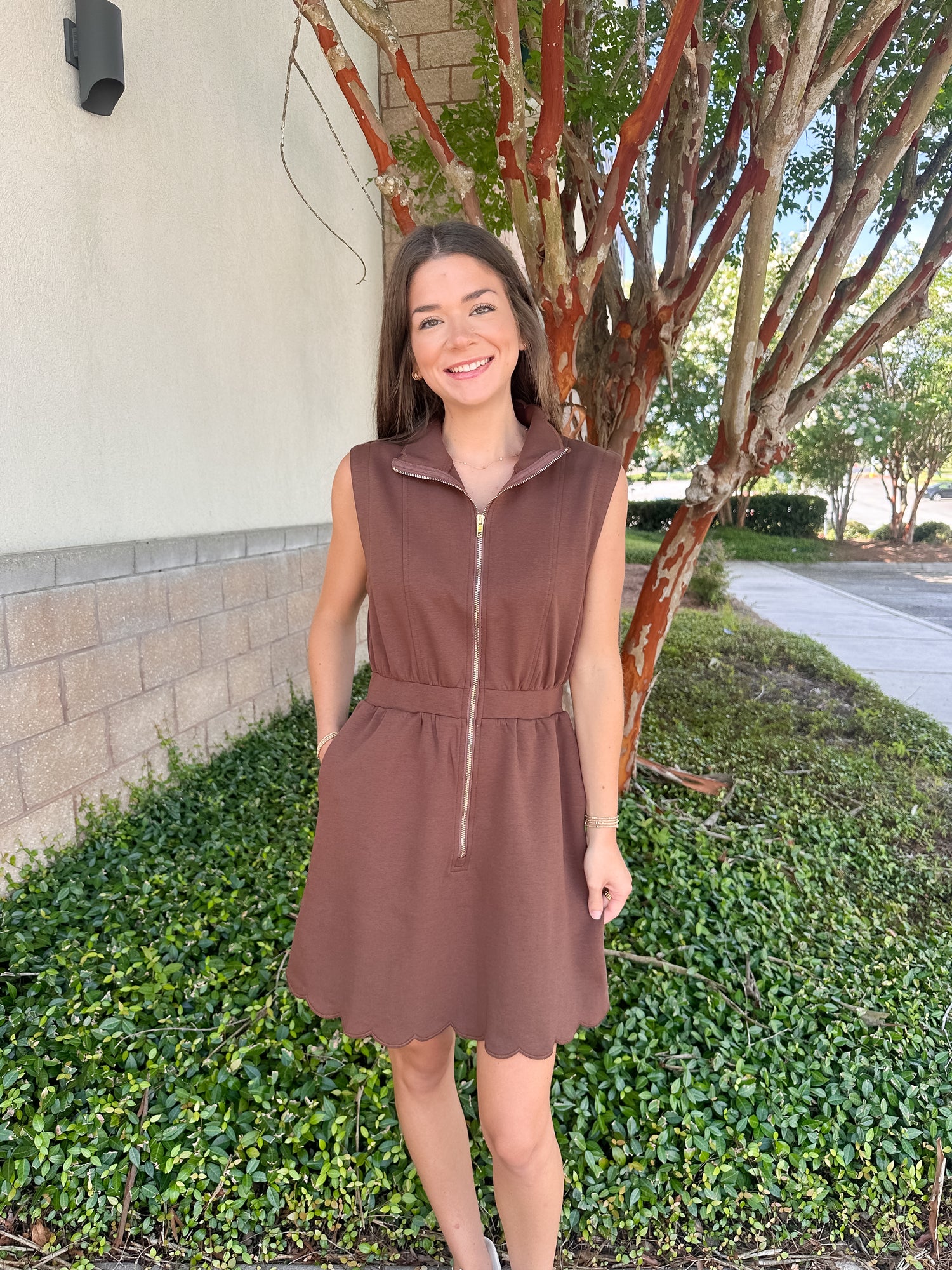 Ginger Scallop Dress