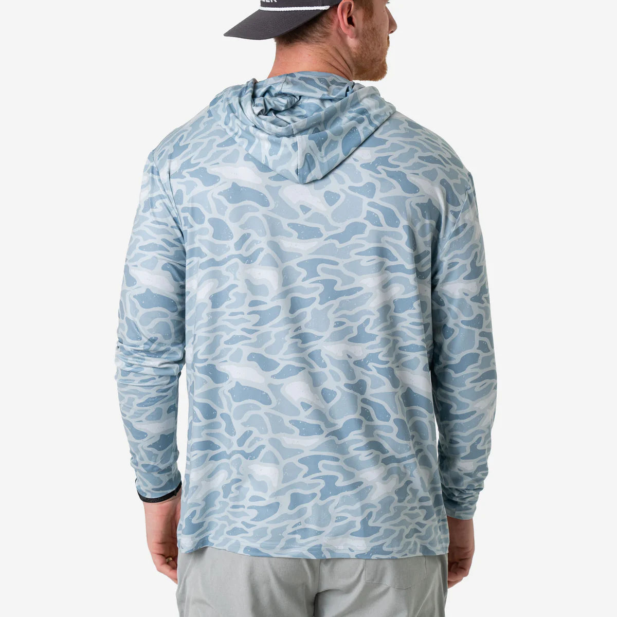 Burlebo Men’s S26 Performance Hoodie - Seaside Camo