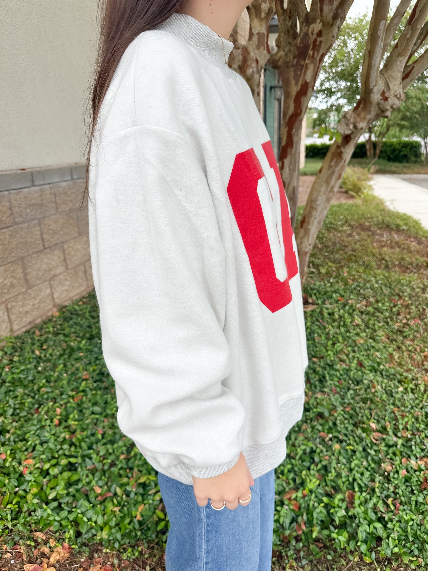 Georgia Reversible Mockneck Sweatshirt