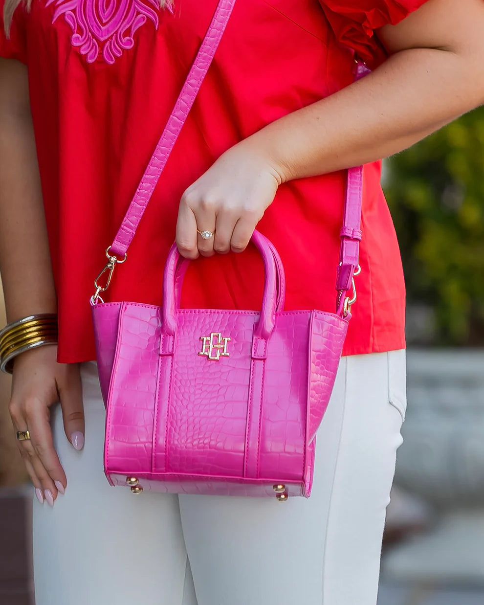 CH Merritt Mini Tote - Hot Pink EC