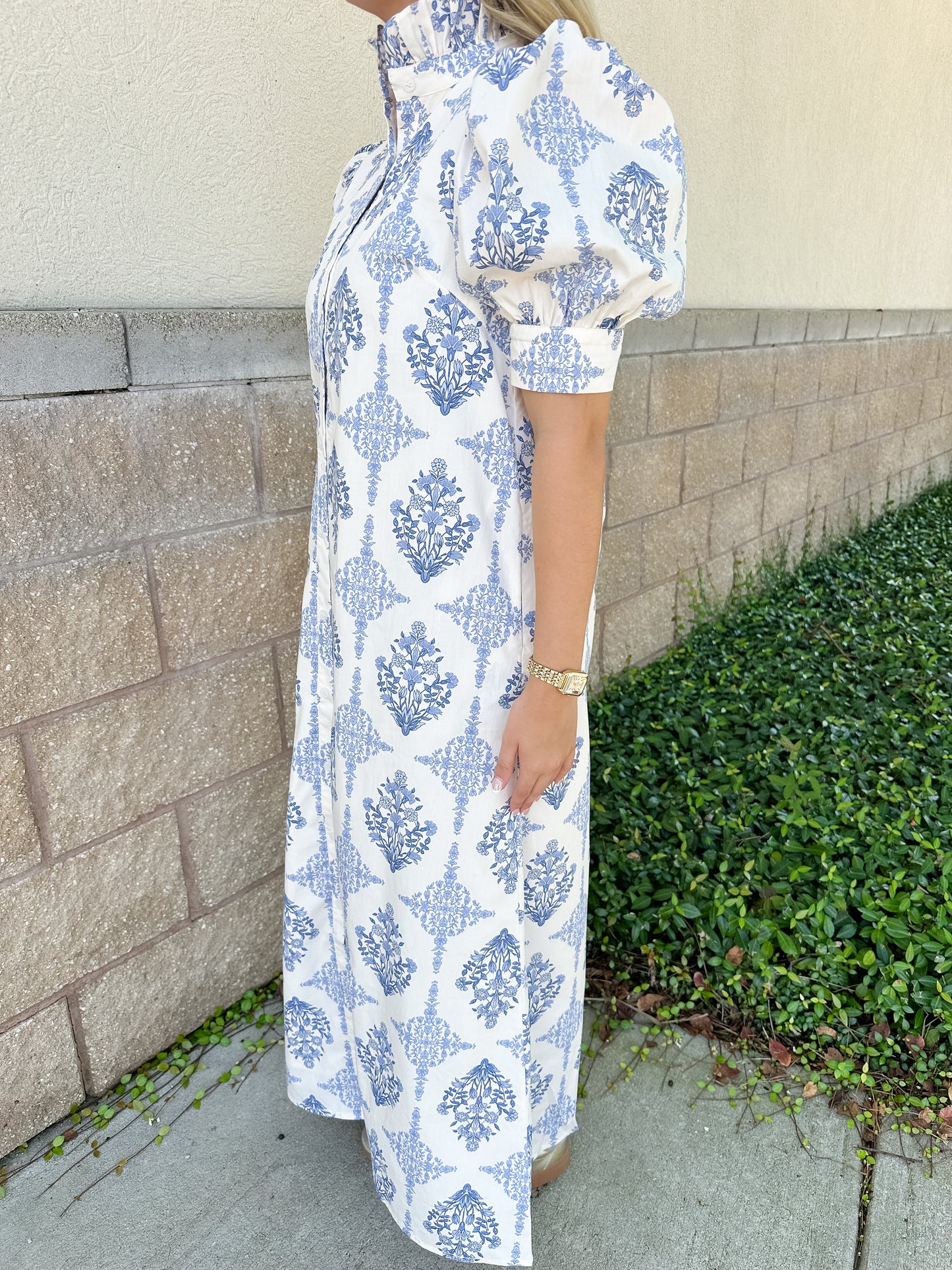 Lane Printed Maxi Dress