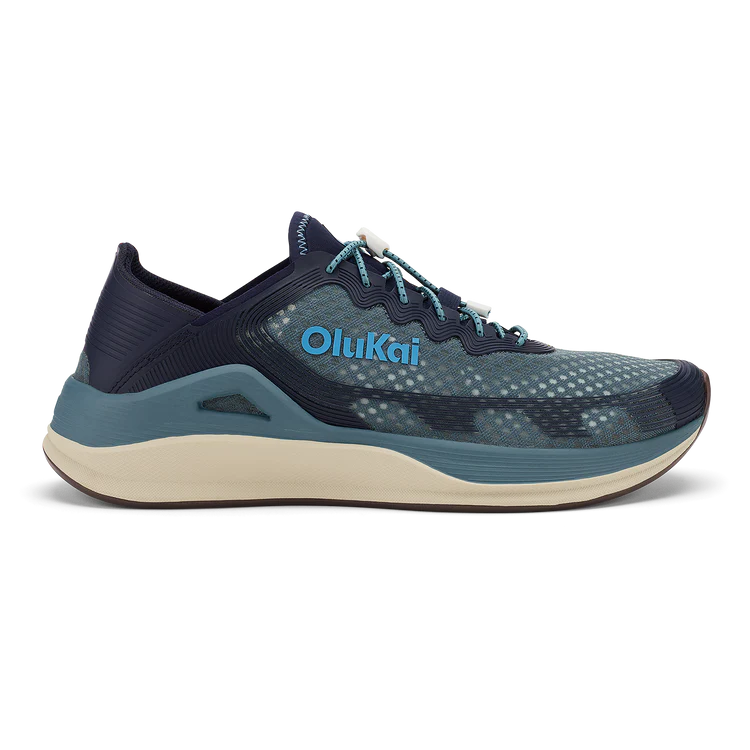 Olukai Men’s ‘Ahi Performance Marine Shoe - Storm|Trench Blue