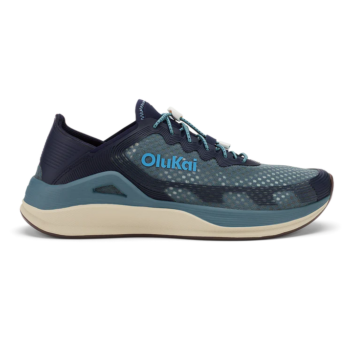 Olukai Men’s ‘Ahi Performance Marine Shoe - Storm|Trench Blue