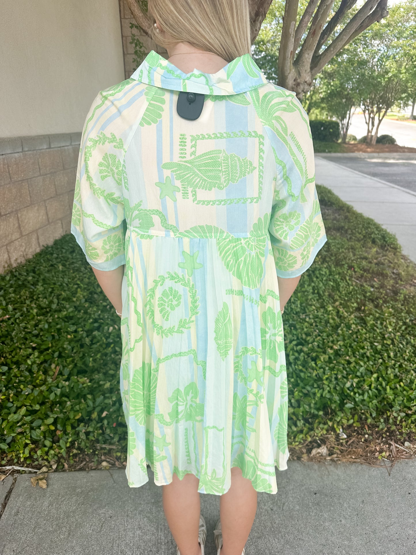 Sea Breeze Shirt Dress