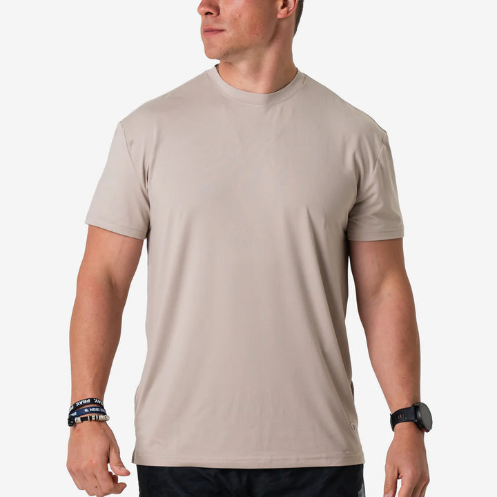 Burlebo Mens S26 Go To Tee - Sandstone