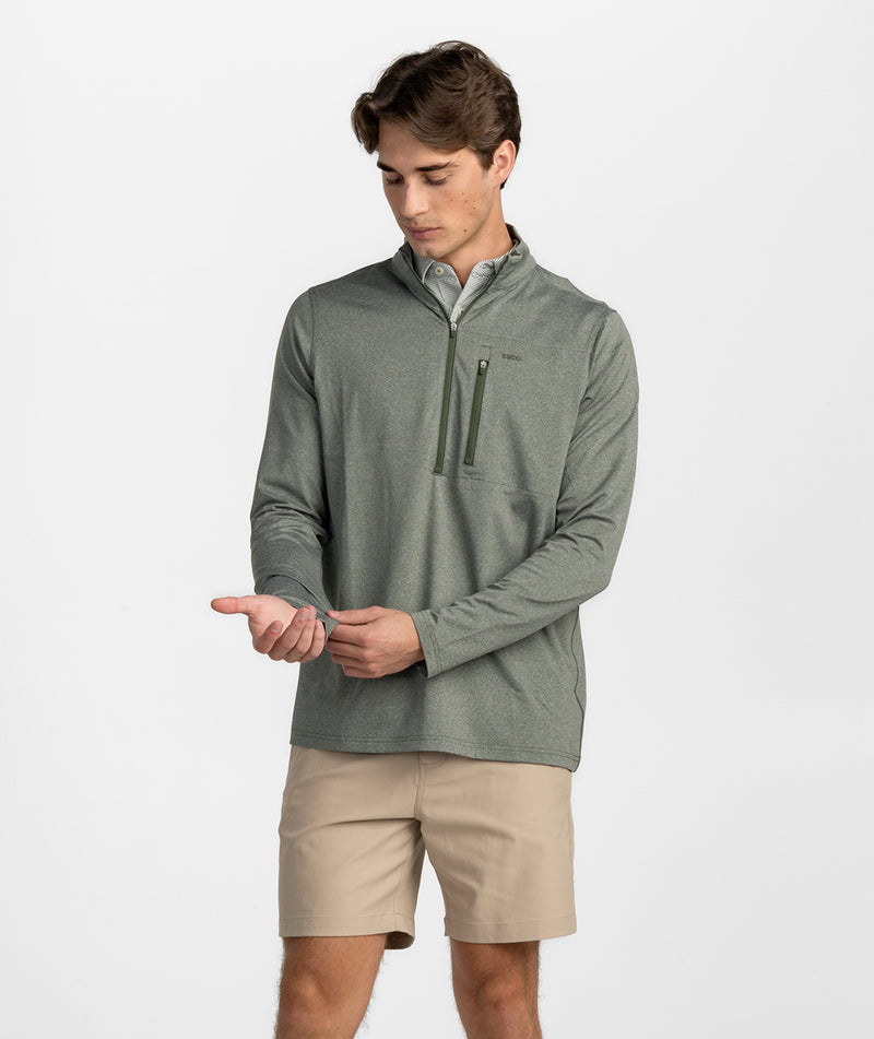 SSCO Men’s Cart Club Performance Pullover - Thyme