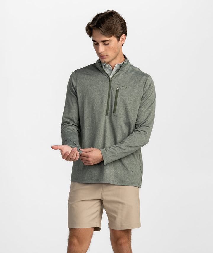 SSCO Men’s Cart Club Performance Pullover - Thyme