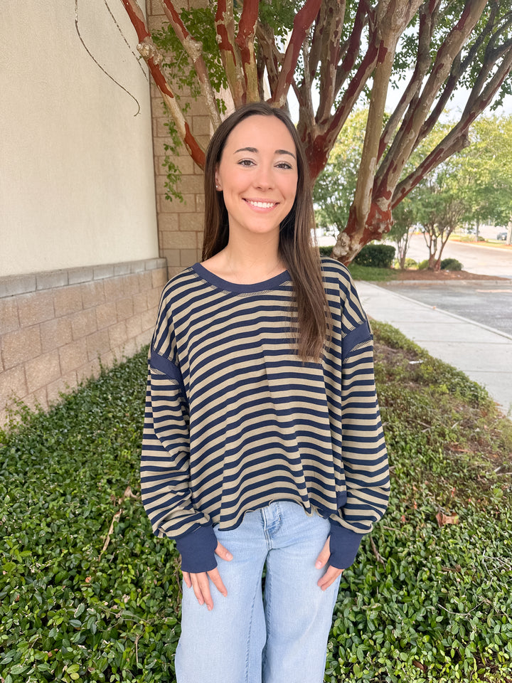 Dianna Stripe Top
