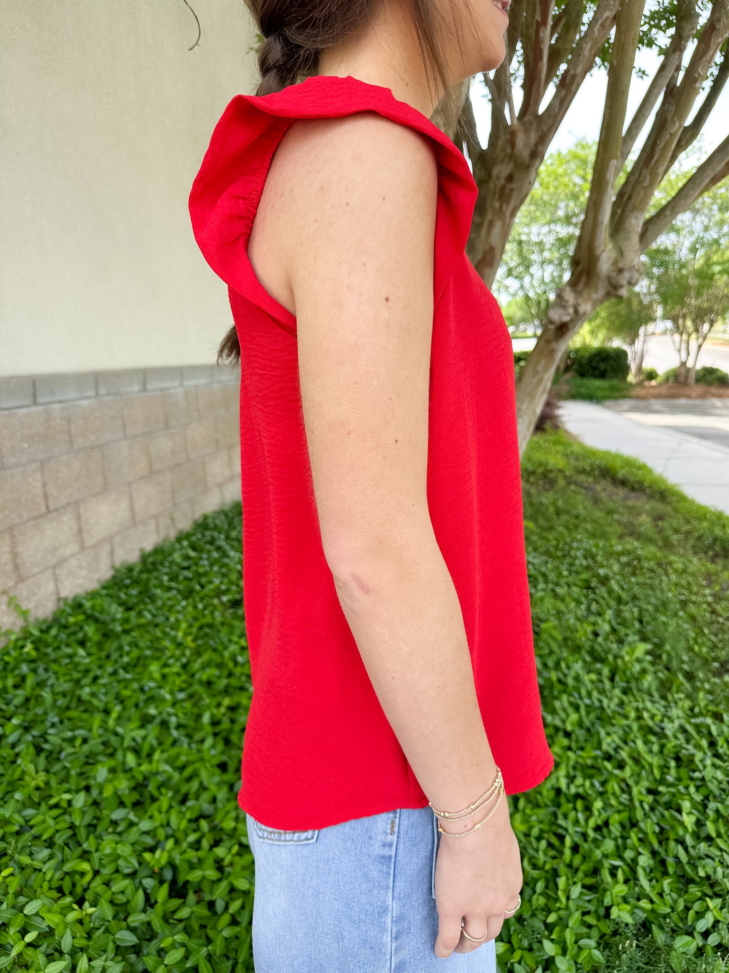 Sassy Scarlet Top