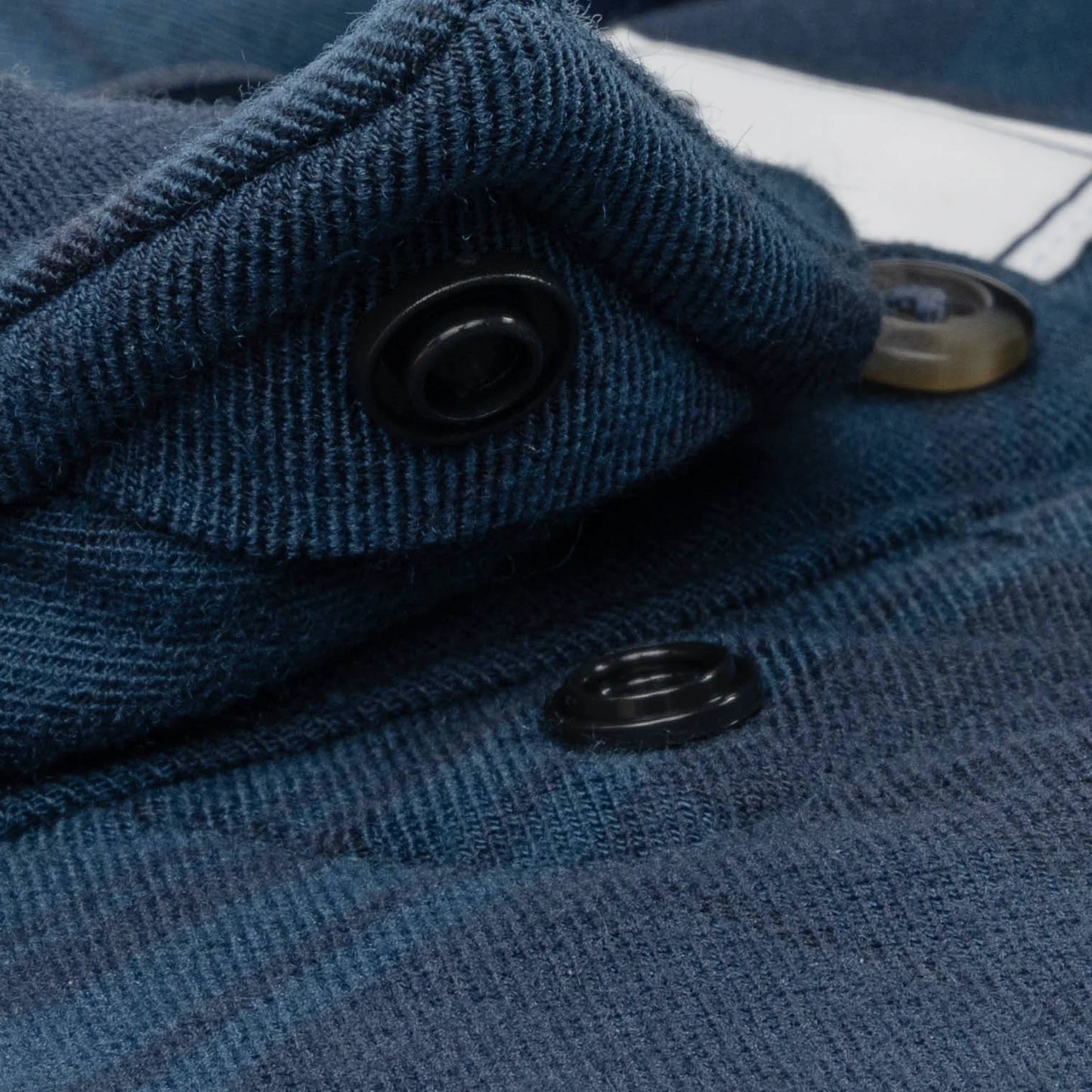Poncho Men’s “The Blue Goose” Regular Performance Flannel - Dark Blue Plaid