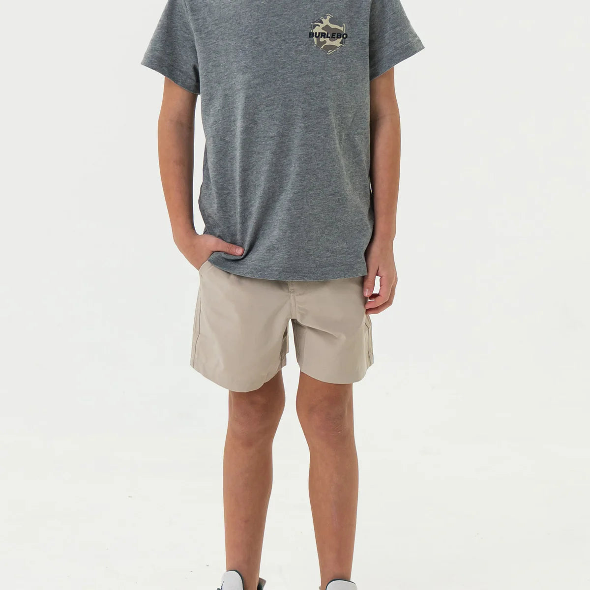 Burlebo Youth Everyday Short - Light Khaki