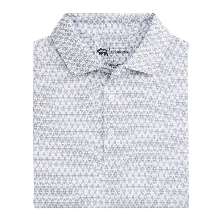 Onward Reserve Tents Printed Performance Polo - White