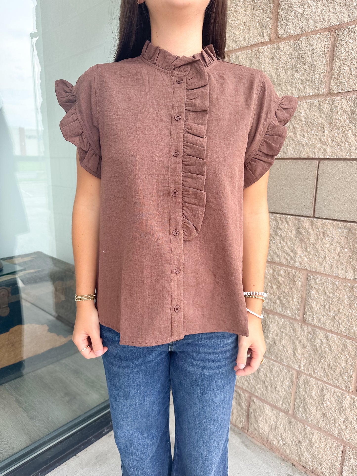 Luna Ruffle Top