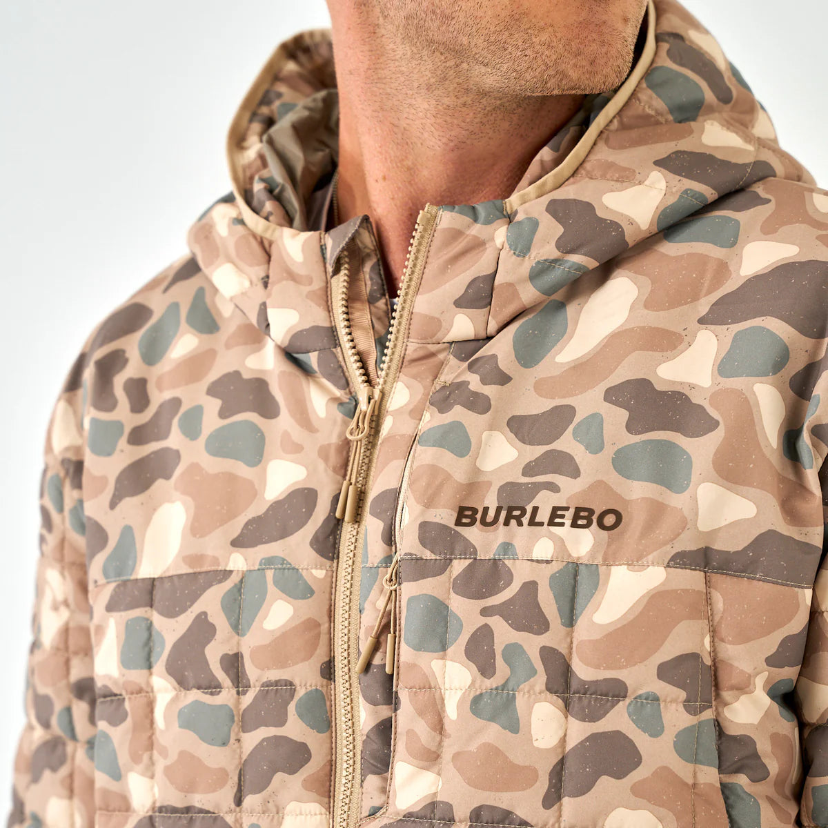 Burlebo Men’s Puffer Jacket - Pintail Camo