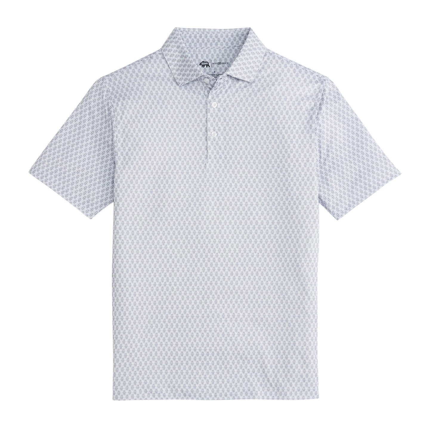 Onward Reserve Tents Printed Performance Polo - White