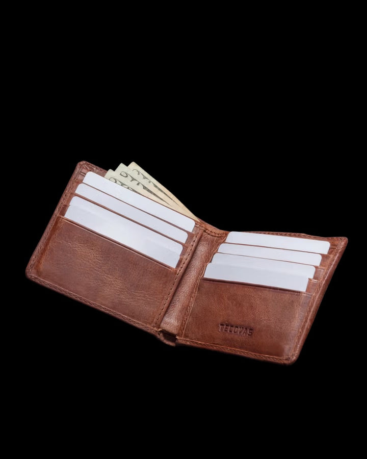 Tecovas Goat Billfold Wallet - Scotch