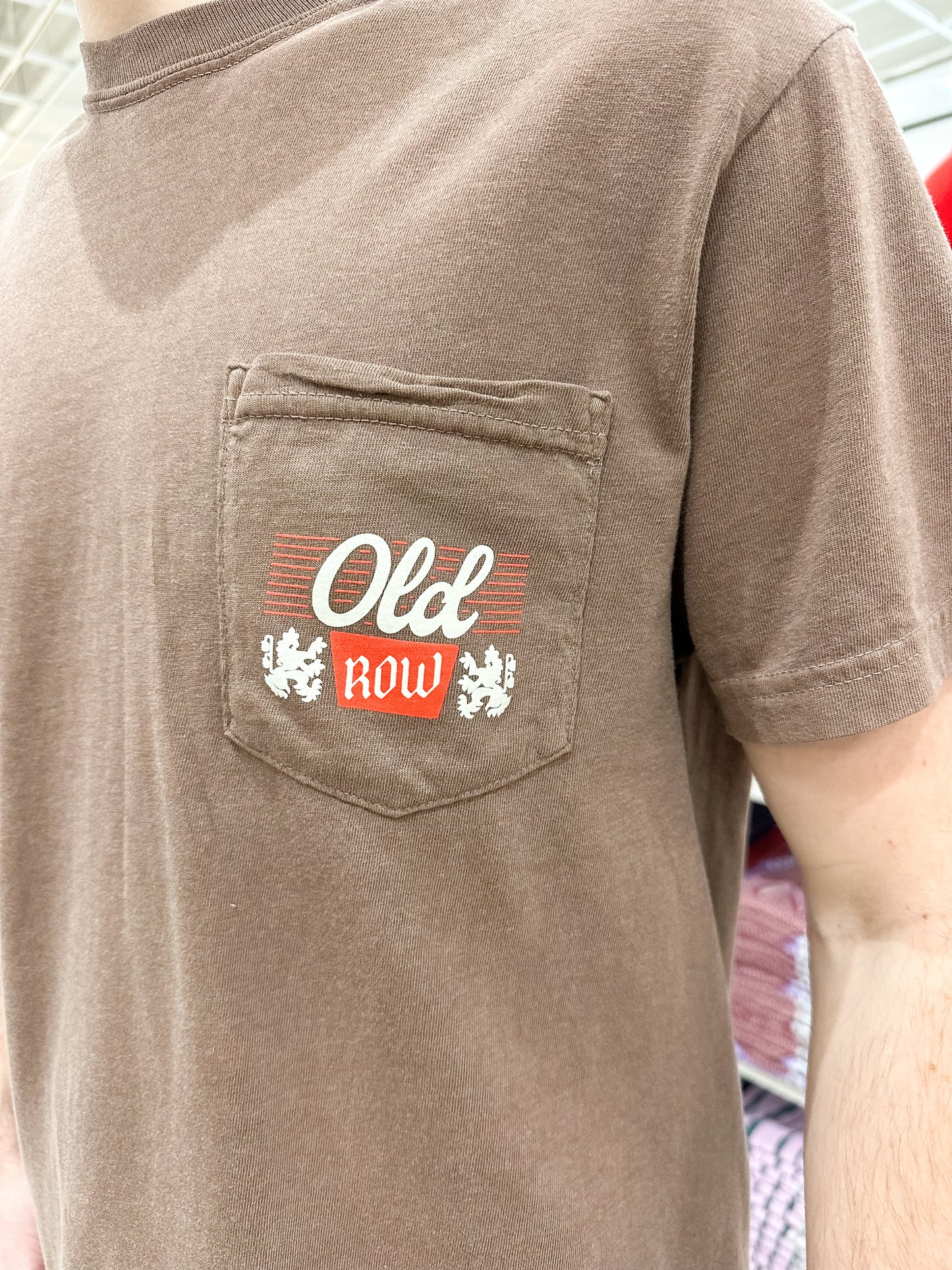 Old Row Cowboy S/S Pocket T-Shirt - Espresso