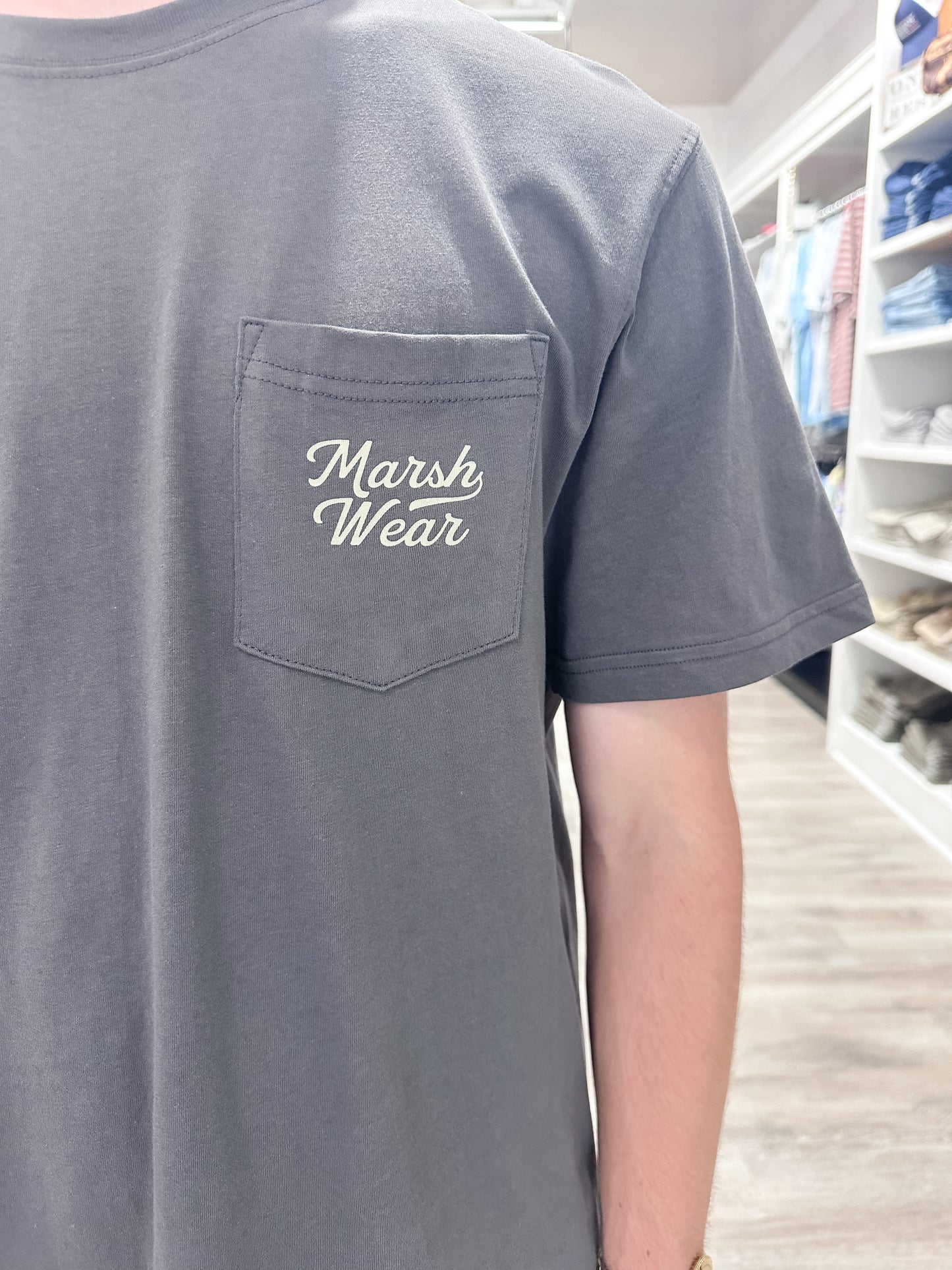 Marsh Wear Men’s S26 Roadside S/S Pocket T-Shirt - Ash