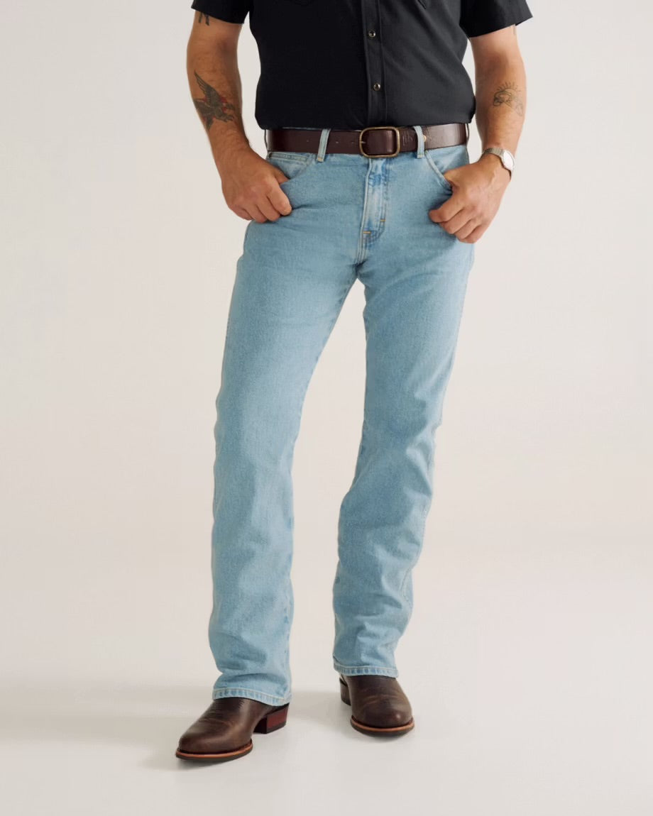 Tecovas Men’s Modern Bootcut Heritage Denim - Light Blue