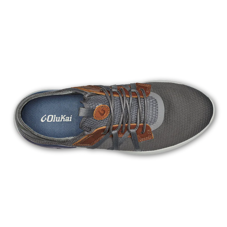 Olukai Men’s Mio Lī Everyday Athletic Shoes - Pavement|Vintage Indigo