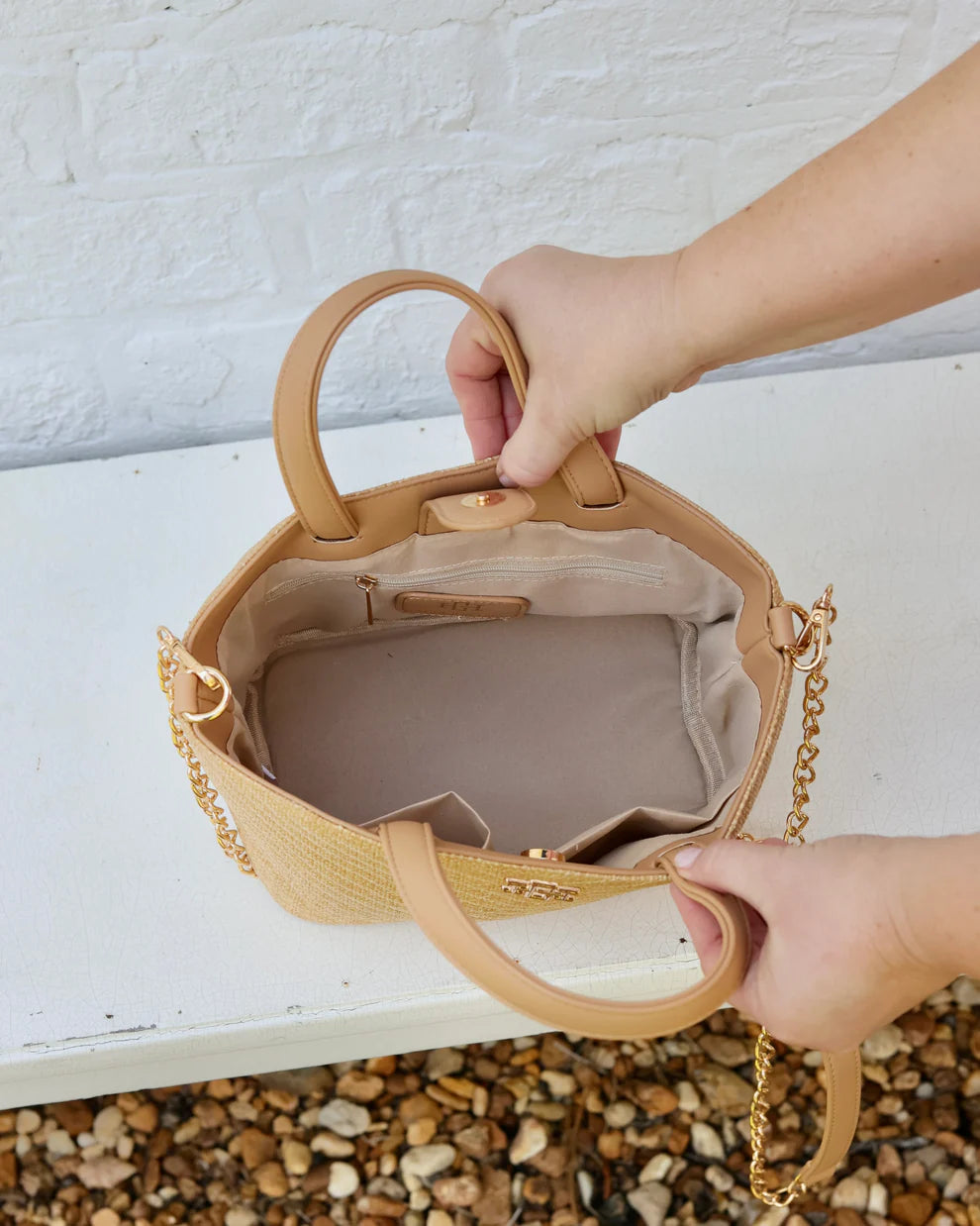 CH Maren Mini Tote - Natural VQ