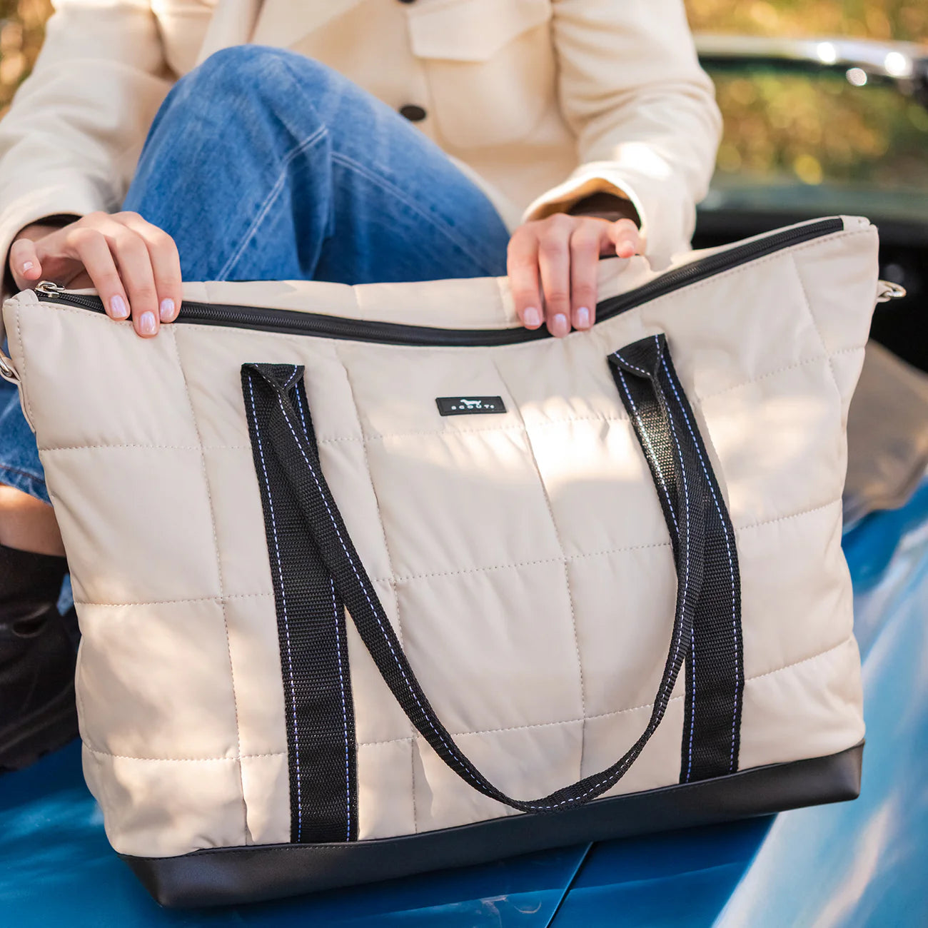 Triple Advisor Travel Bag - Putty Box Quil