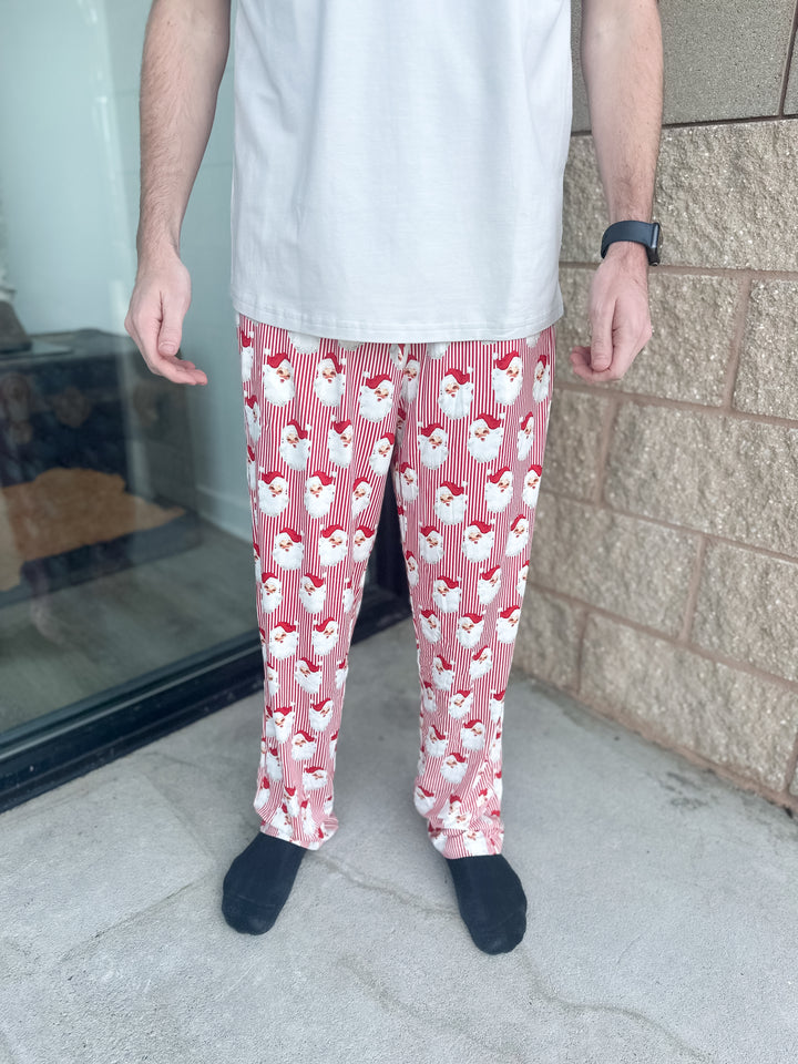 MS Mens PJ Pant - Santa Baby Red