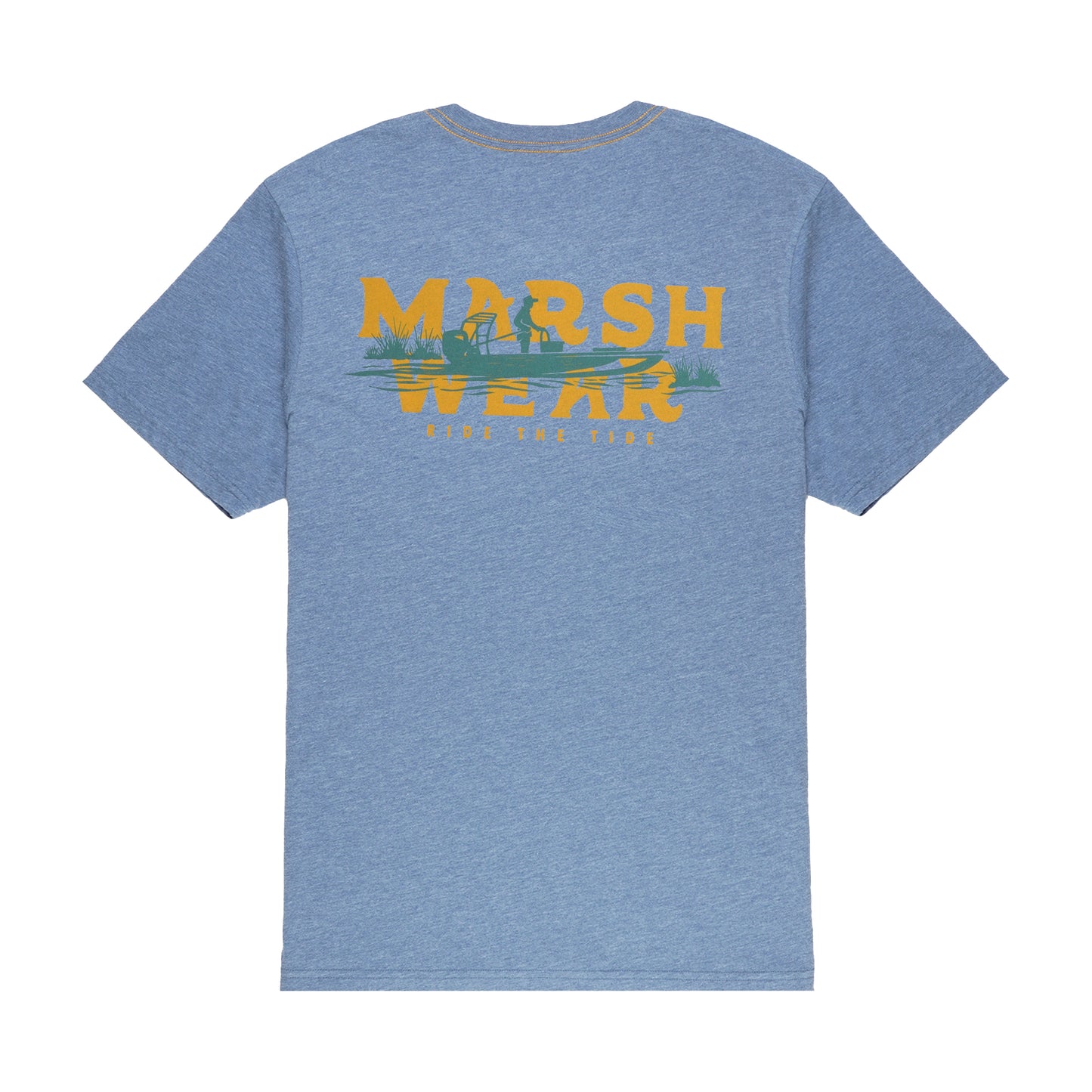Marsh Wear Men’s S26 Drifter S/S T-Shirt - Bluefin Heather
