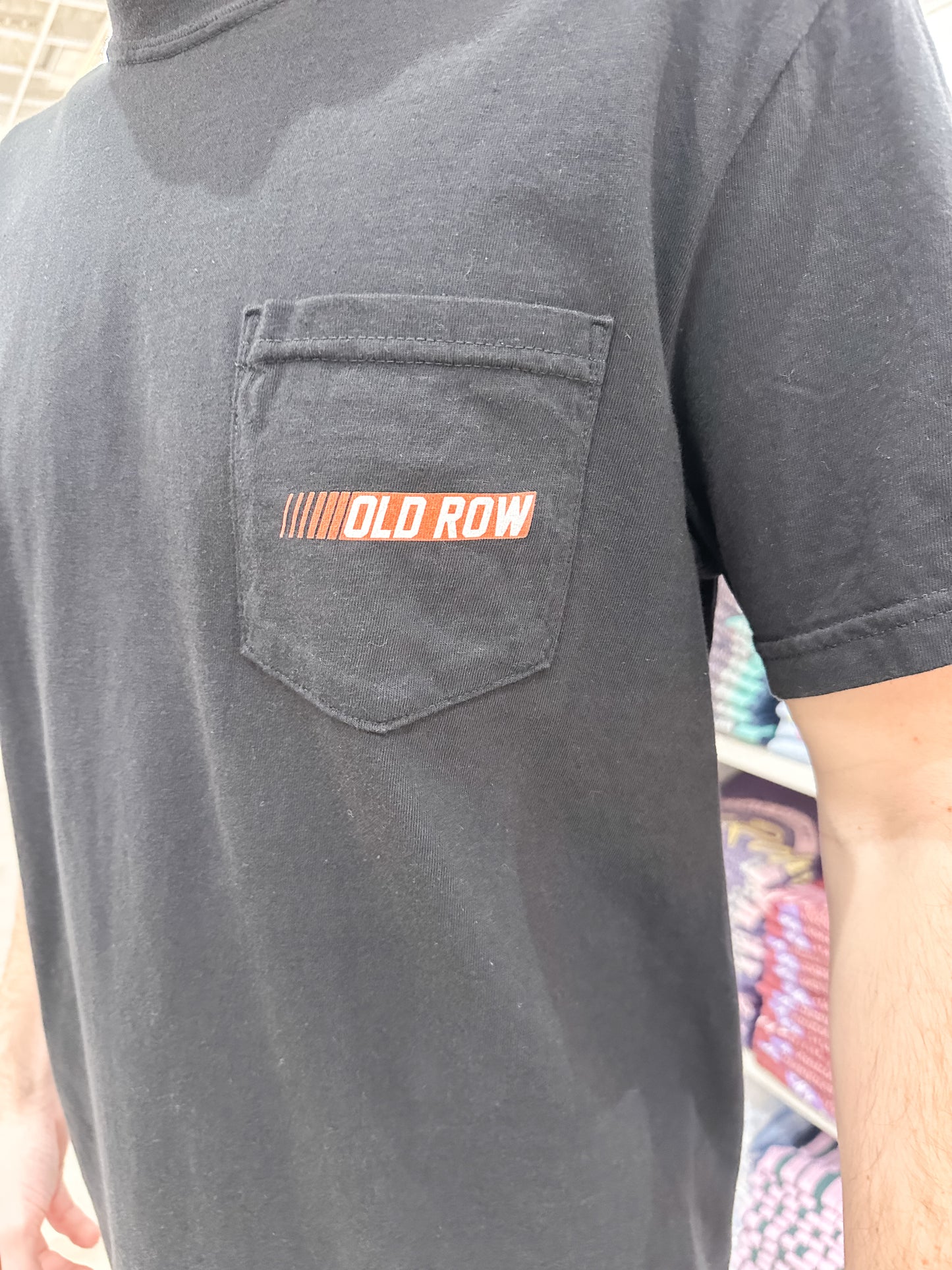Old Row Racing S/S Pocket T-Shirt - Black