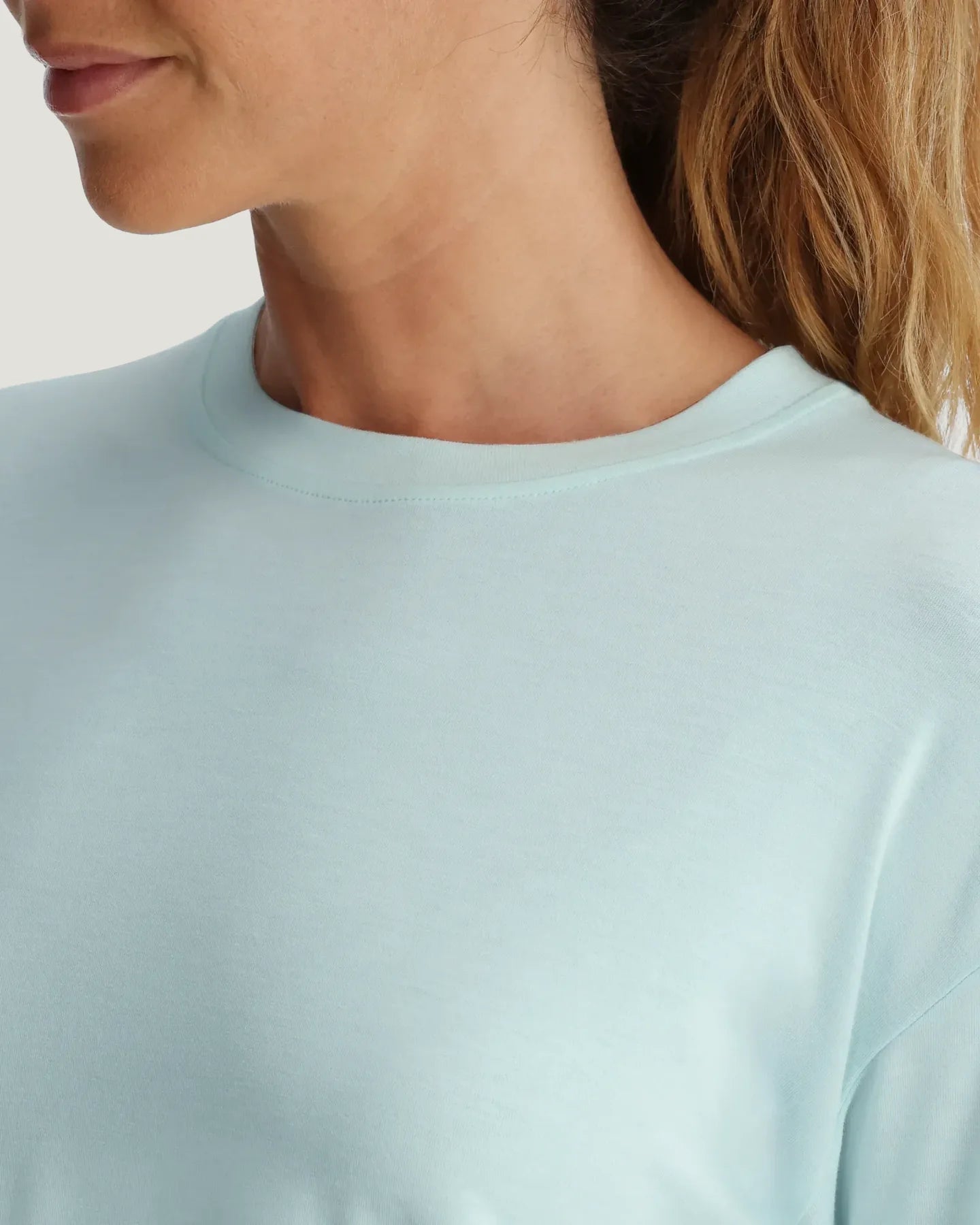 Free Fly Women’s Bamboo Shade Crossover Long Sleeve - Tropic Sea