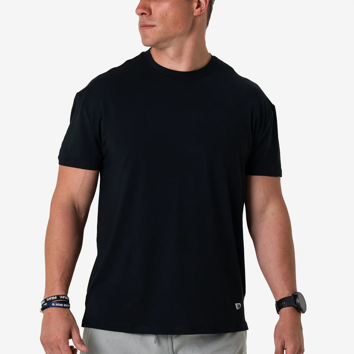 Burlebo Mens S26 Go To Tee - Midnight Black
