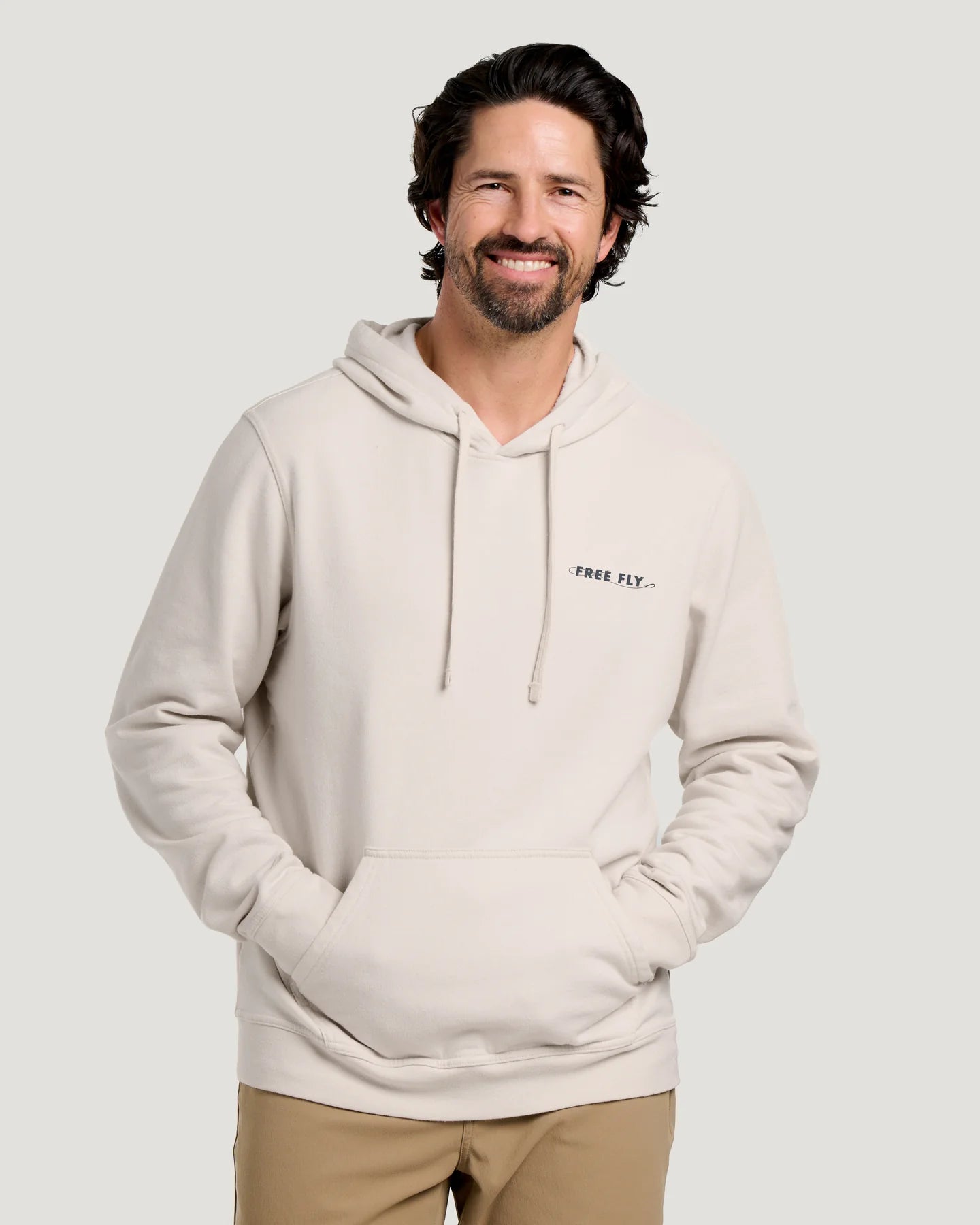 Free Fly Men’s Bait Shop Fleece Hoodie - French Oak