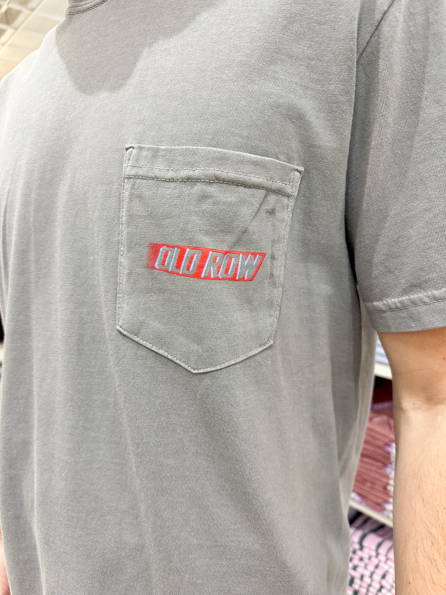 Old Row The Shake & Bake S/S Pocket T-Shirt - Granite