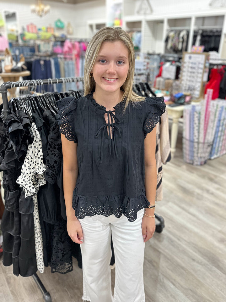 Turner Lace Detail Top