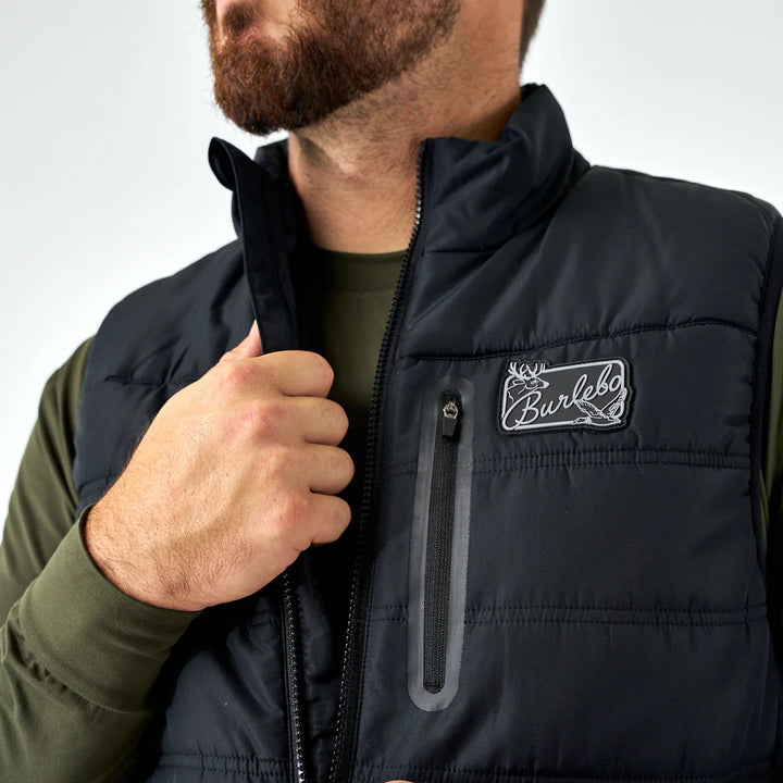 Burlebo Puffer Vest - Black